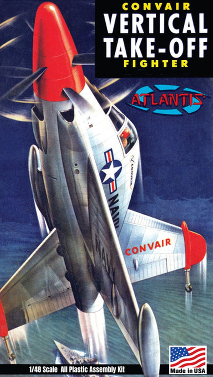 Atlantis 526 Convair US Navy Pogo Vertical Takeoff Aircraft 1/48