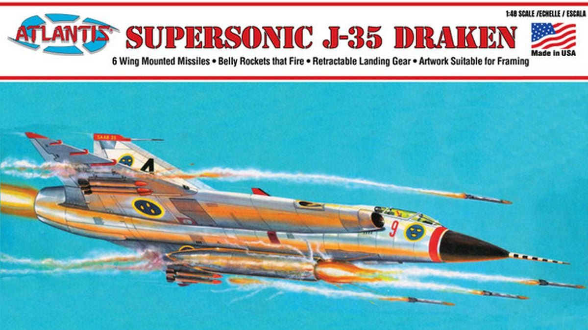 Atlantis 570 Supersonic Saab Draken J-35 1/48