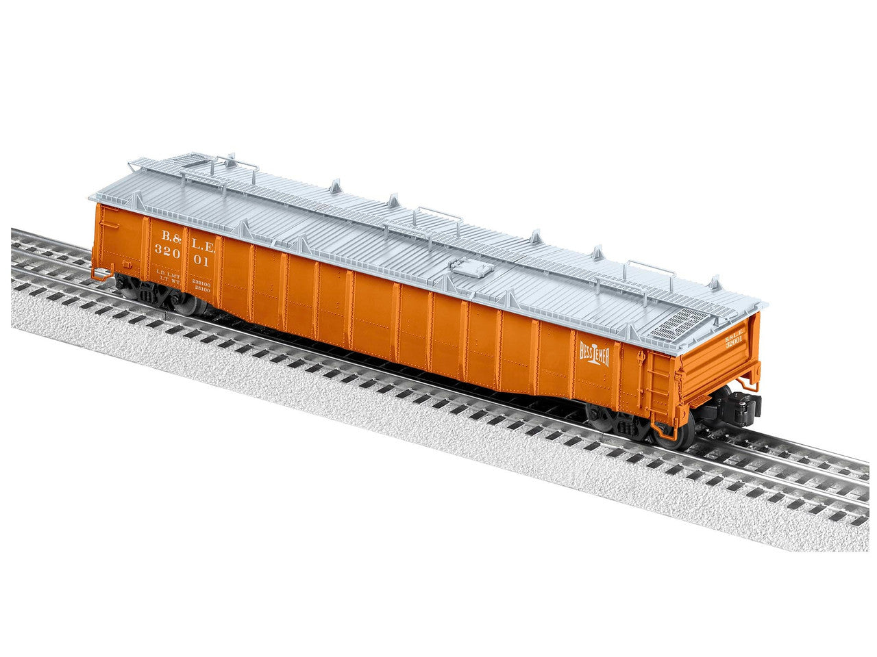 LIONEL 2126011 O PS-5 Covered Gondola B&LE #32001