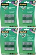 4 Packs - 3M Scotch Pop-Up Tape Refills - 3 tape pads (75 strips per pad / 900 total strips)
