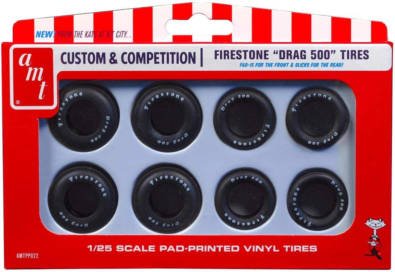 AMT 022 Firestone Drag 500 Tire Set