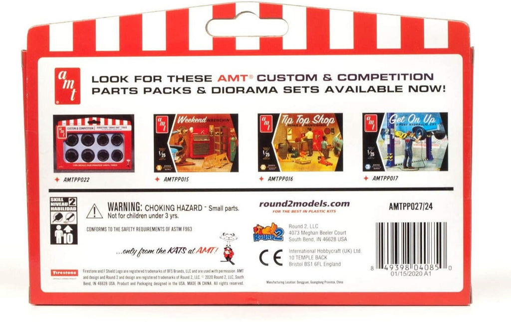 AMT 027 Firestone Supreme Tires Parts Pack - Skill 2