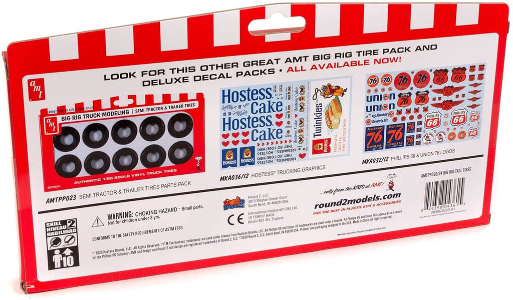 AMT 028 Semi Truck Tall Tires Pack - Skill 2