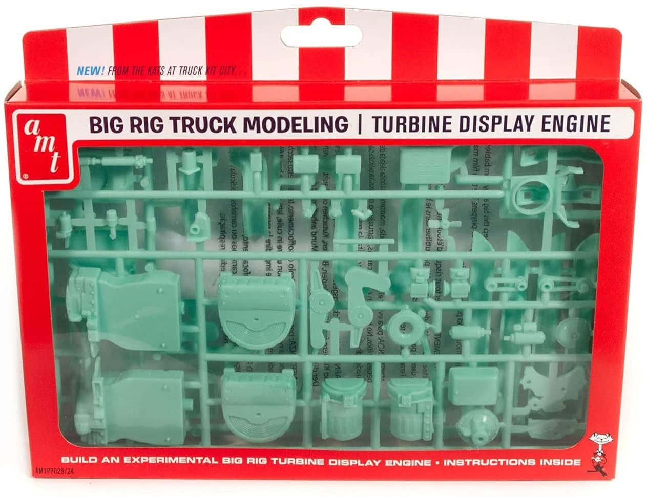 AMT 029 Big Rig Turbine Engine Parts Pack - Skill 2