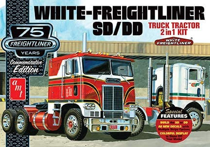 AMT 1046 White Freightliner 2-in-1 SC/DD Cabover Tractor 5/24