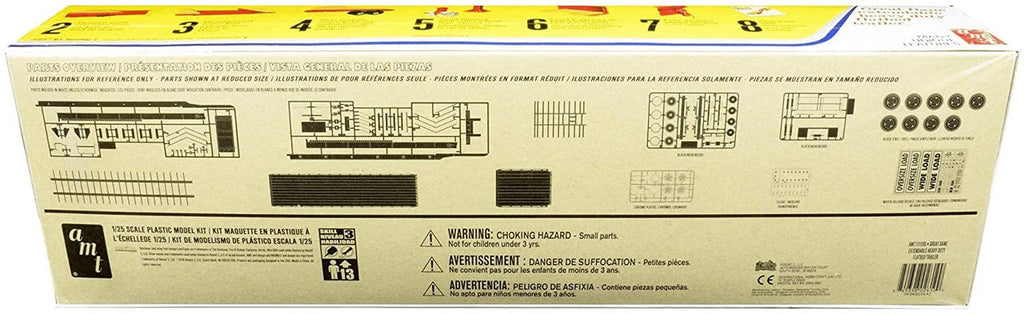 AMT 1111 Great Dane Extendable Flat Bed Trailer - Skill 3