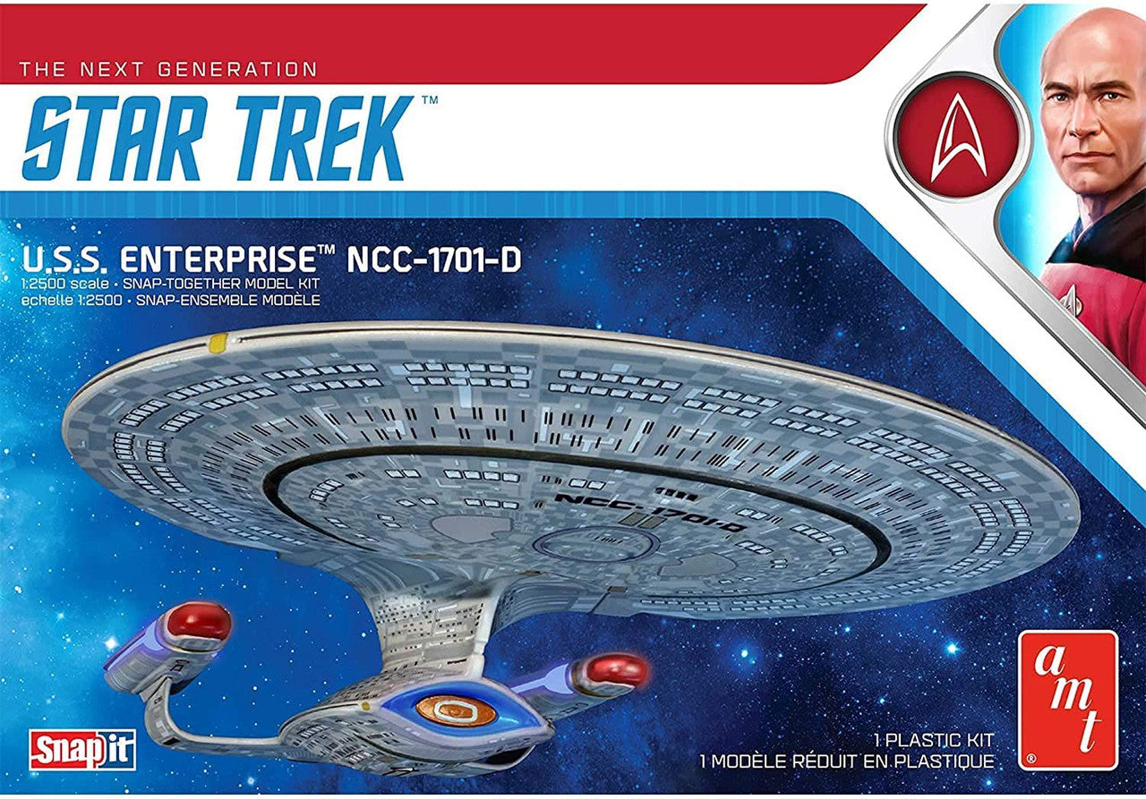 AMT 1126 Star Trek U.S.S. Enterprise-D (Snap) 2T - Skill 2