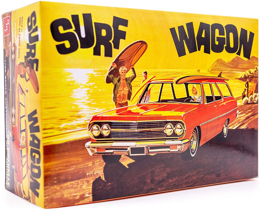 AMT 1131 1965 Chevelle Surf Wagon - Skill 2
