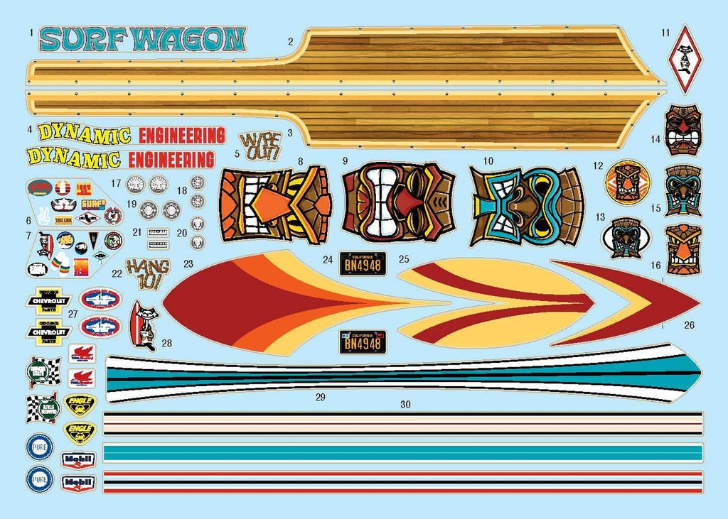AMT 1131 1965 Chevelle Surf Wagon - Skill 2