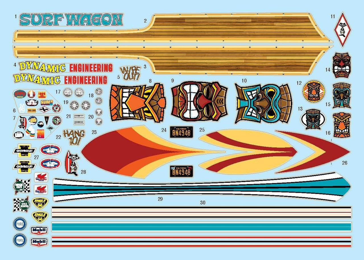 AMT 1131 1965 Chevelle Surf Wagon - Skill 2
