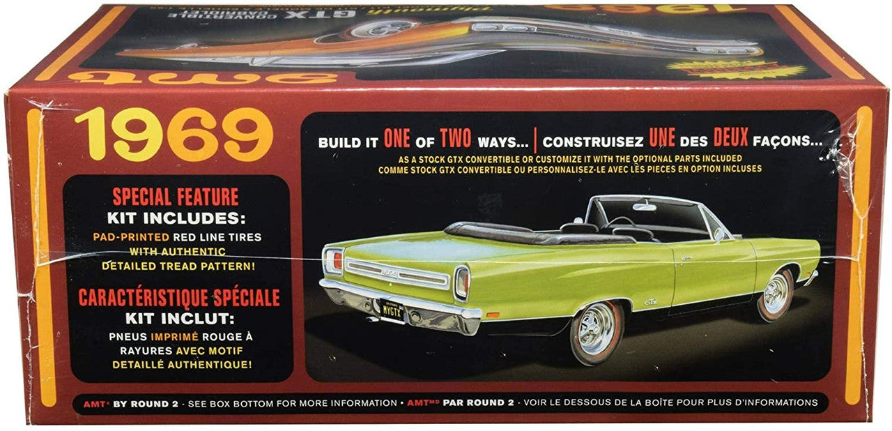 AMT 1137 1969 Plymouth GTX Convertible 2T - Skill 2