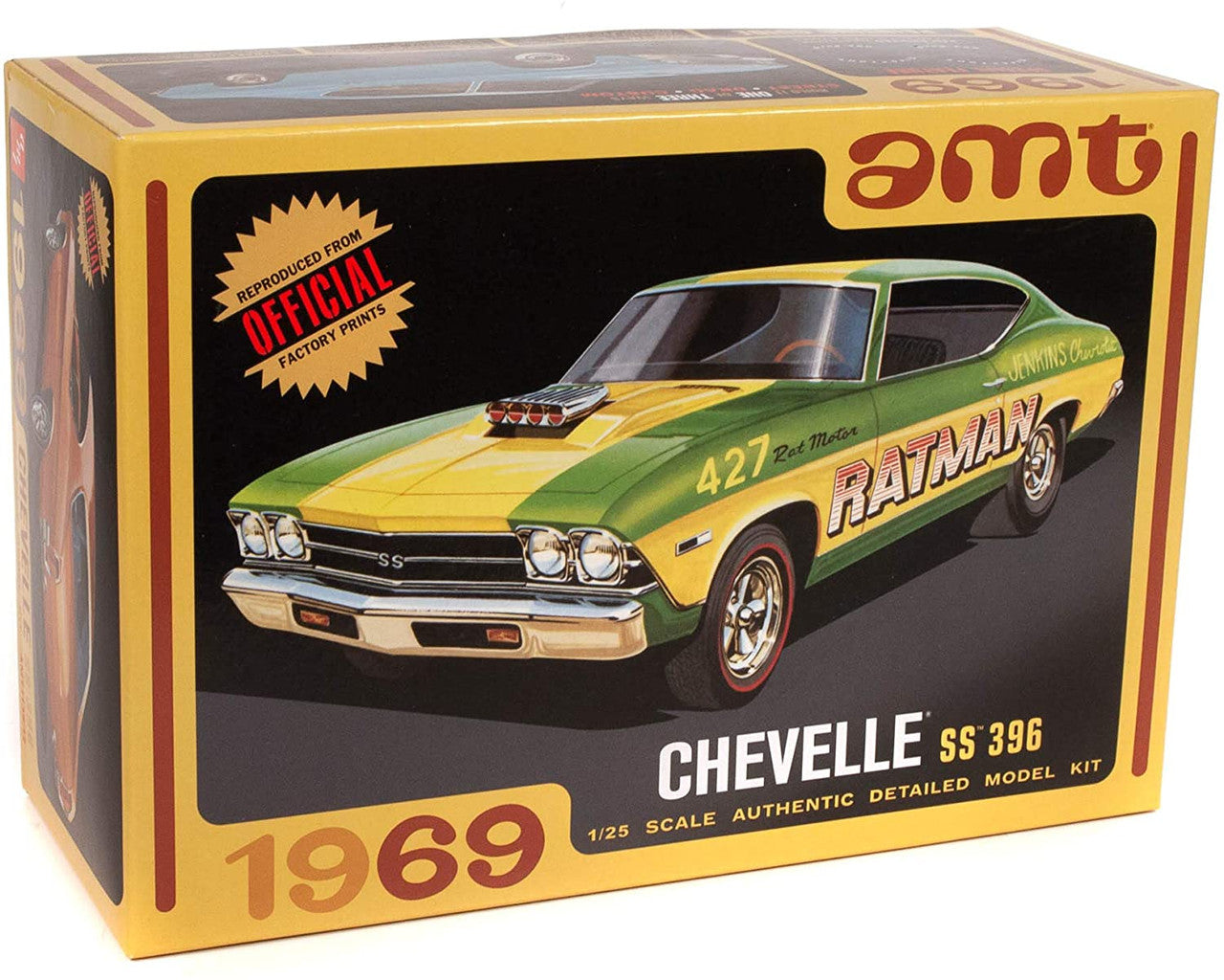 AMT 1138 1969 Chevy Chevelle Hardtop - Skill 2