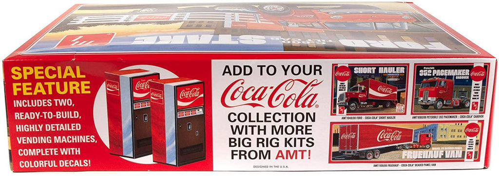 AMT 1147 Ford C600 Stake Bed with Coca-Cola Machines - Skill 3