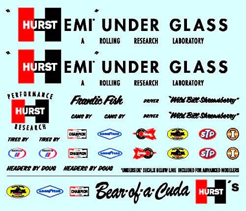 AMT 1153 1966 Plymouth Barracuda Hemi Under Glass - Skill 2