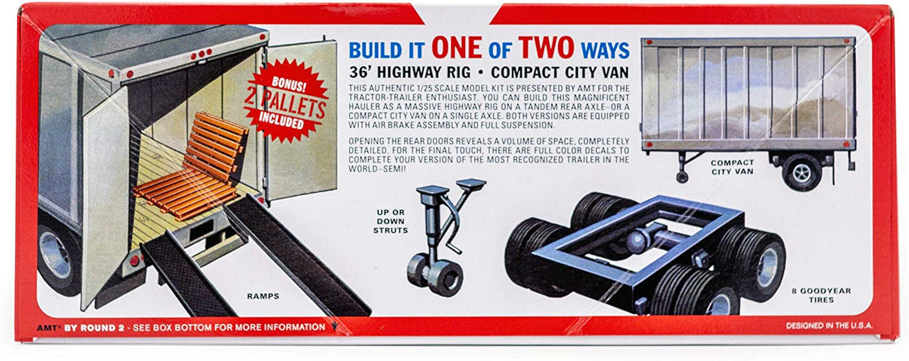 AMT 1164 Big Rig Semi Trailer - Skill 3