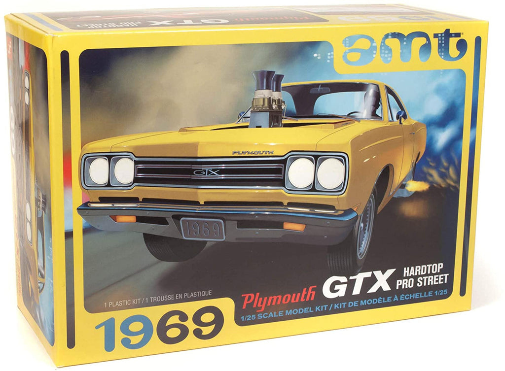 AMT 1180 1969 Plymouth GTX Hardtop Pro Street 2T - Skill 2