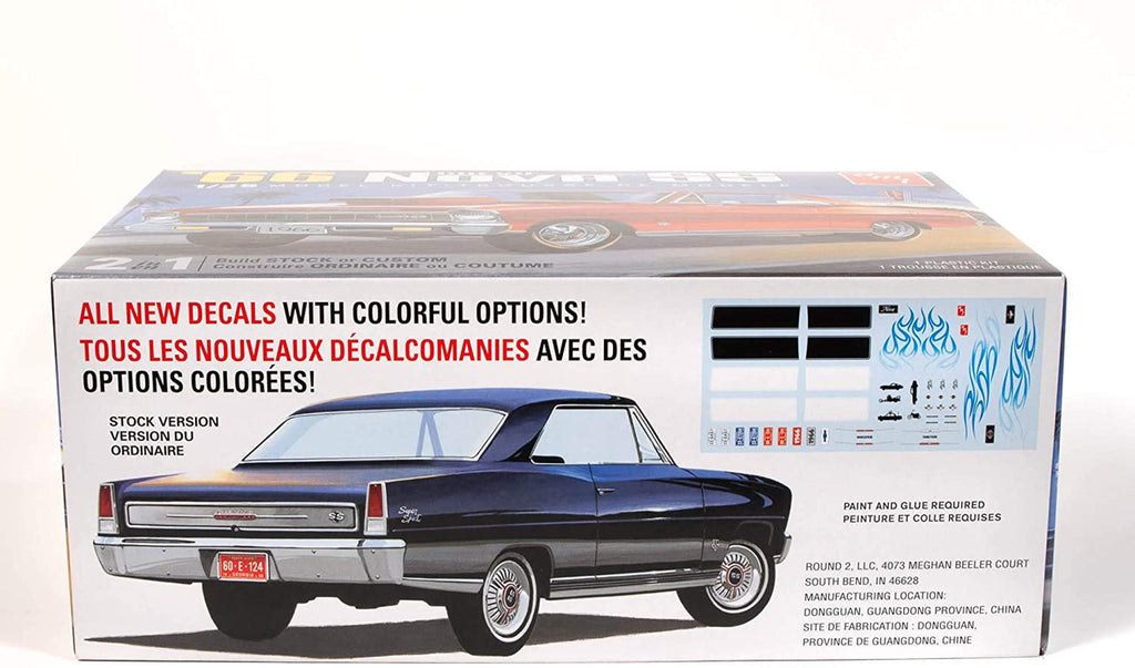 AMT 1198 1966 Chevy Nova SS 2T - Skill 2