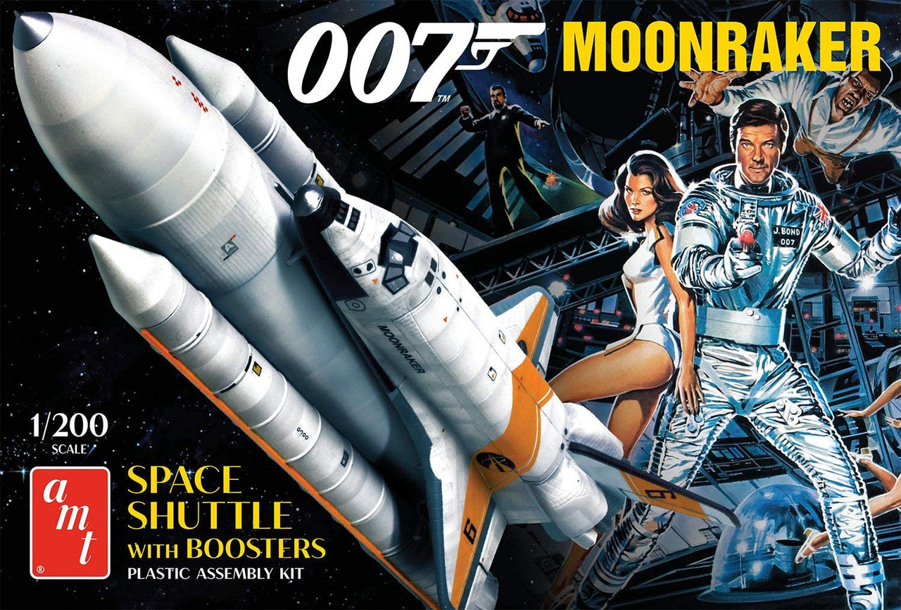 AMT 1208 Moonraker Shuttle with Boosters - James Bond - Skill 3