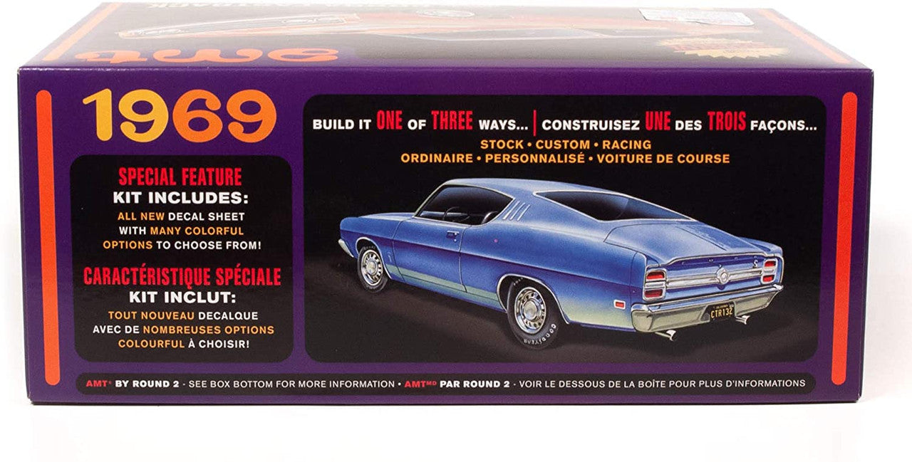 AMT 1217 1969 Ford Torino Cobra Fastback 2T - Skill 2
