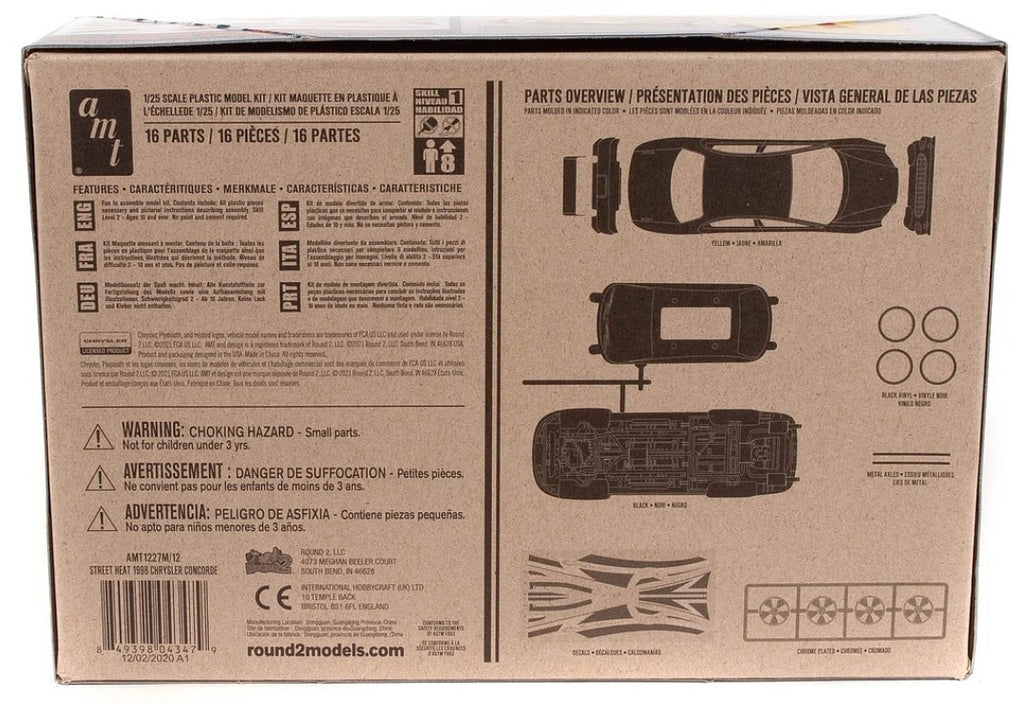 AMT 1227 Street Heat 1998 Chrysler Concorde - Slammers SNAP - Skill 1