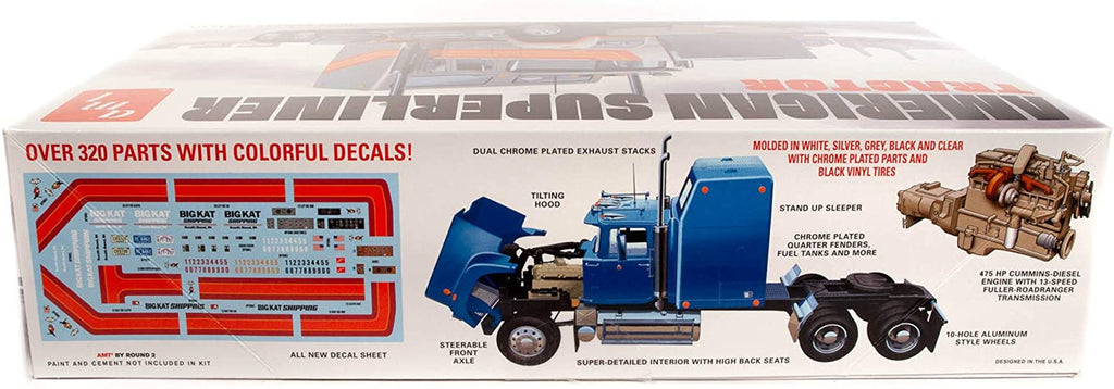 AMT 1235 American Superliner Semi Tractor Skill 3
