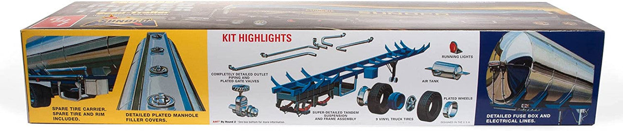 AMT 1239 Fruehauf Plated Tanker Trailer (Sunoco) - Skill 2