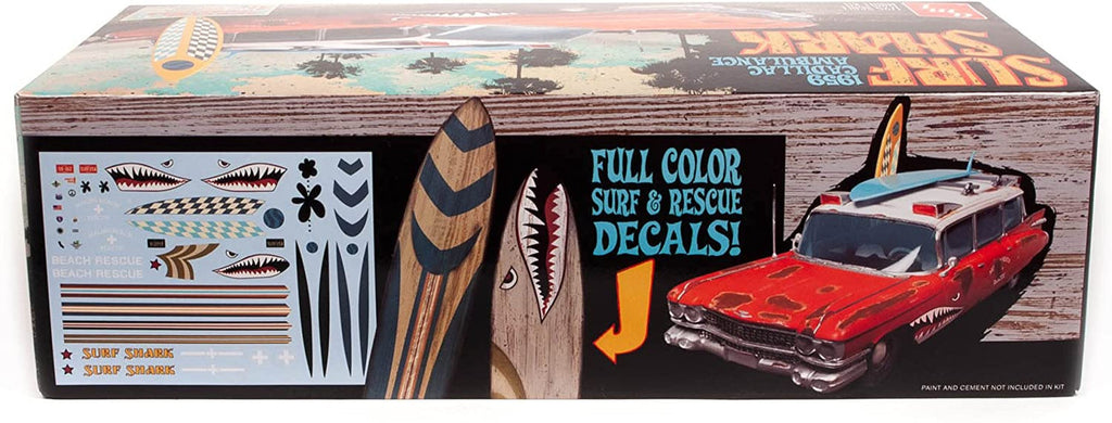 AMT 1242 Surf Shark 1959 Cadillac Ambulance - Skill 2