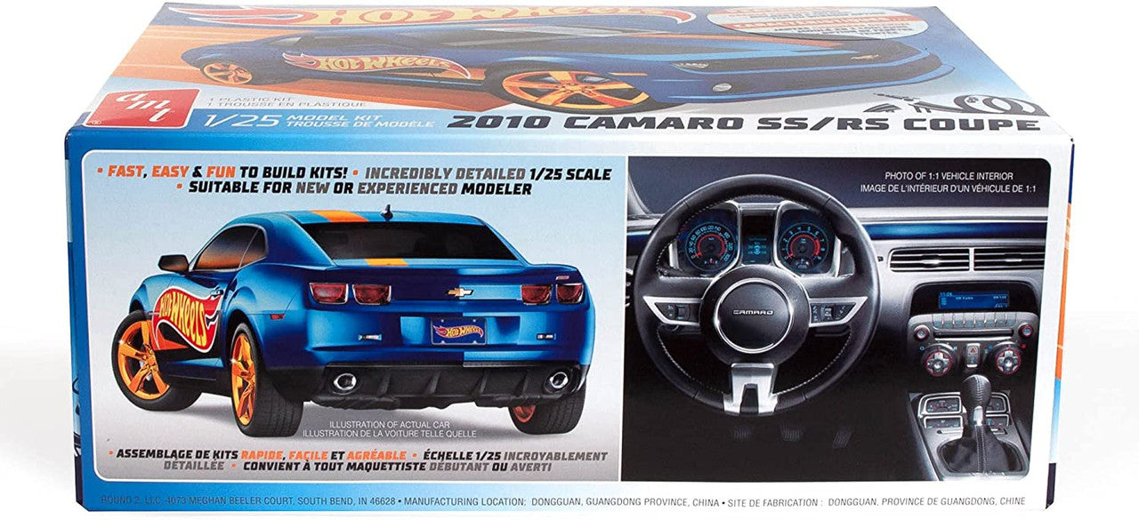AMT 1255 2010 Chevy Camaro Hot Wheels - Skill 2