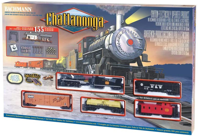 Bachmann 00626 HO Chattanooga Steam Freight Set/0-6-0