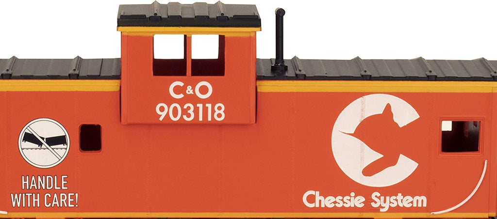 Bachmann 17707 HO Gauge 36' WV Caboose Chessie #903118/org