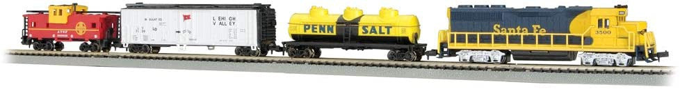 Bachmann 24013 N Scale Thunder Valley SF Freight Set/GP40 Diesel