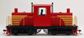 Bachmann 29204 On30 50t Center Cab Diesel Unlttrd. - Red & Yellow
