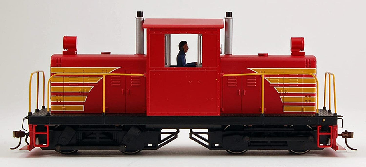 Bachmann 29204 On30 50t Center Cab Diesel Unlttrd. - Red & Yellow