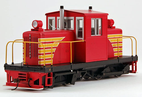 Bachmann 29204 On30 50t Center Cab Diesel Unlttrd. - Red & Yellow