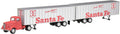 Bachmann 42232 HO 1950s SF Truck Cab w/2 Trailers