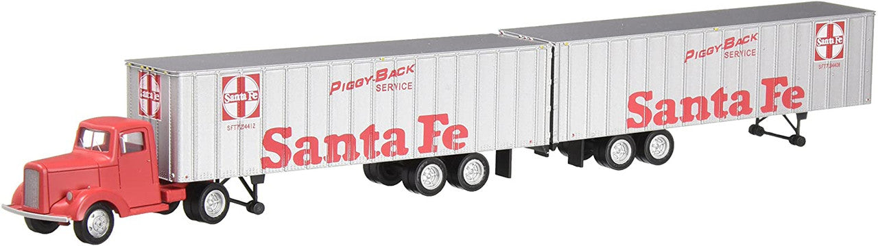 Bachmann 42232 HO 1950s SF Truck Cab w/2 Trailers