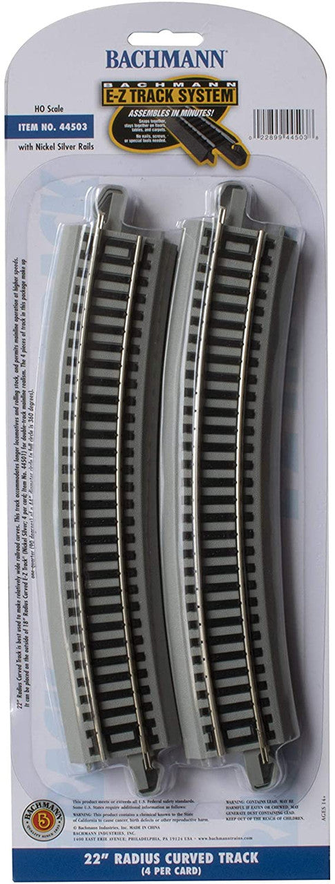 Bachmann 44503 HO EZ Track NS 22" /SILENT"R/4cd