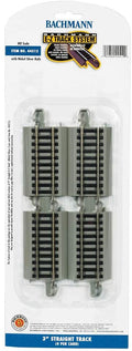 Bachmann 44512 HO EZ Track NS 3" /SILENT"Straight/4cd