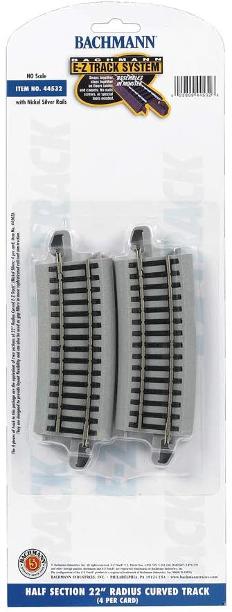 Bachmann 44532 HO EZ Track NS 1/2-22" /SILENT"R/4cd