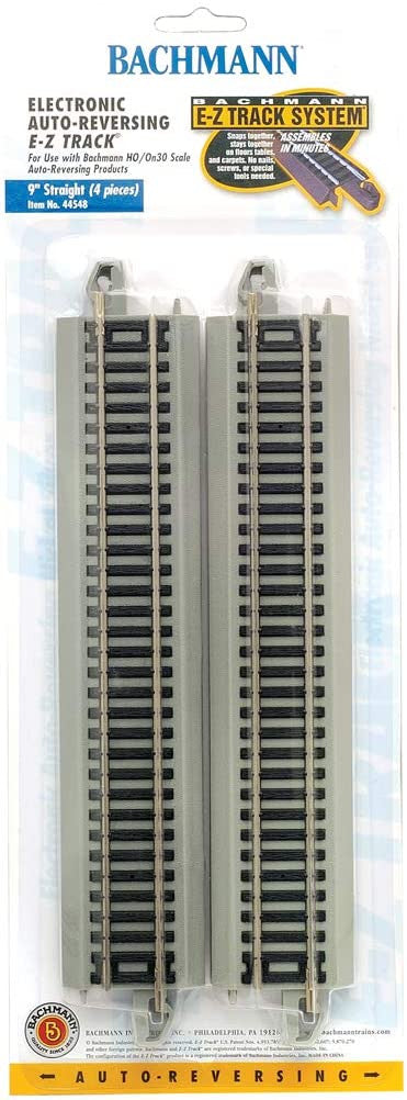 Bachmann 44548 HO EZ Track NS Reversing 9" /SILENT"Straight/4cd