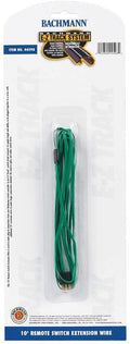 Bachmann 44598 HO EZ Track 10' Green Switch Ext.Wire/1pc