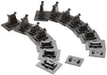 Bachmann 44871 N EZ Track Graduated Pier Set- 16 Piece