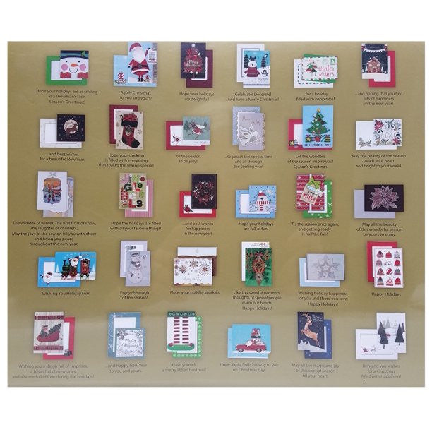 Burgoyne 30 Hand Crafted Christmas Cards