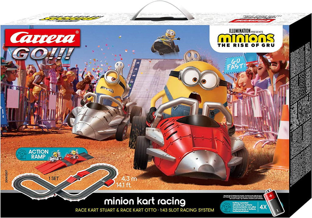 Carrera 20063507 Minion Cart Racing Set Battery Powered