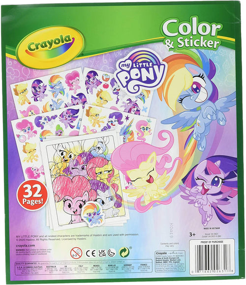 Crayola 04-2631 My Little Pony Color & Sticker