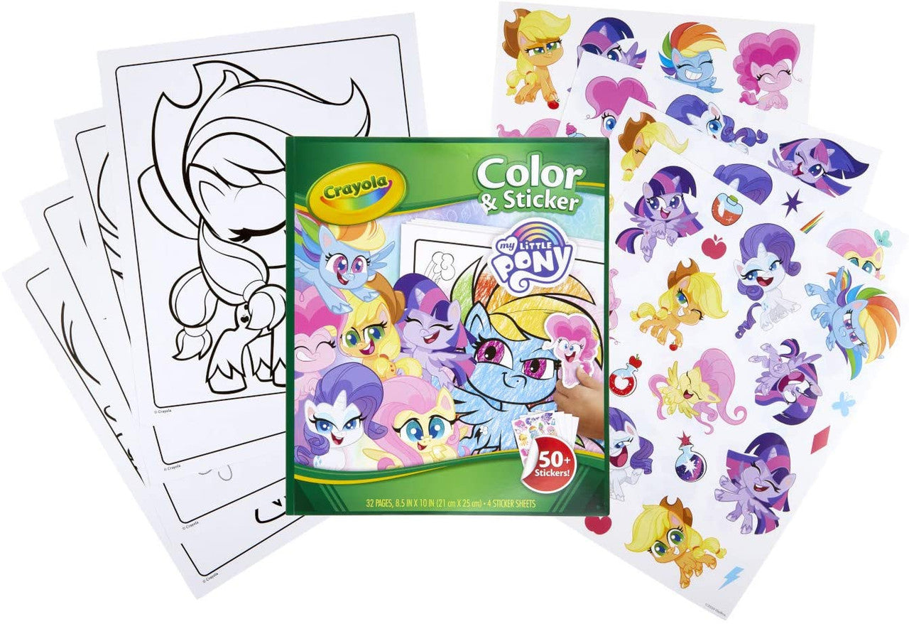 Crayola 04-2631 My Little Pony Color & Sticker