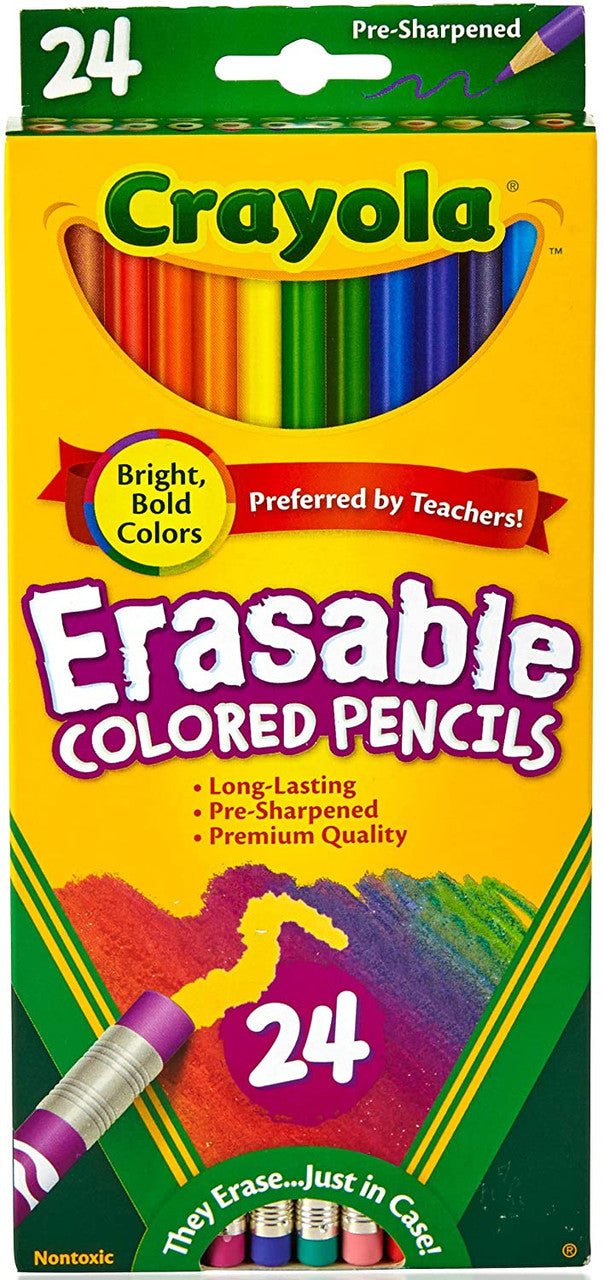 Crayola 24 ct. Erasable Colored Pencils