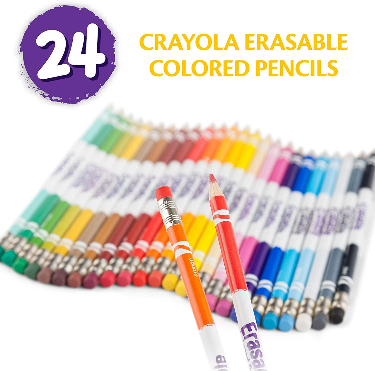 Crayola 24 ct. Erasable Colored Pencils