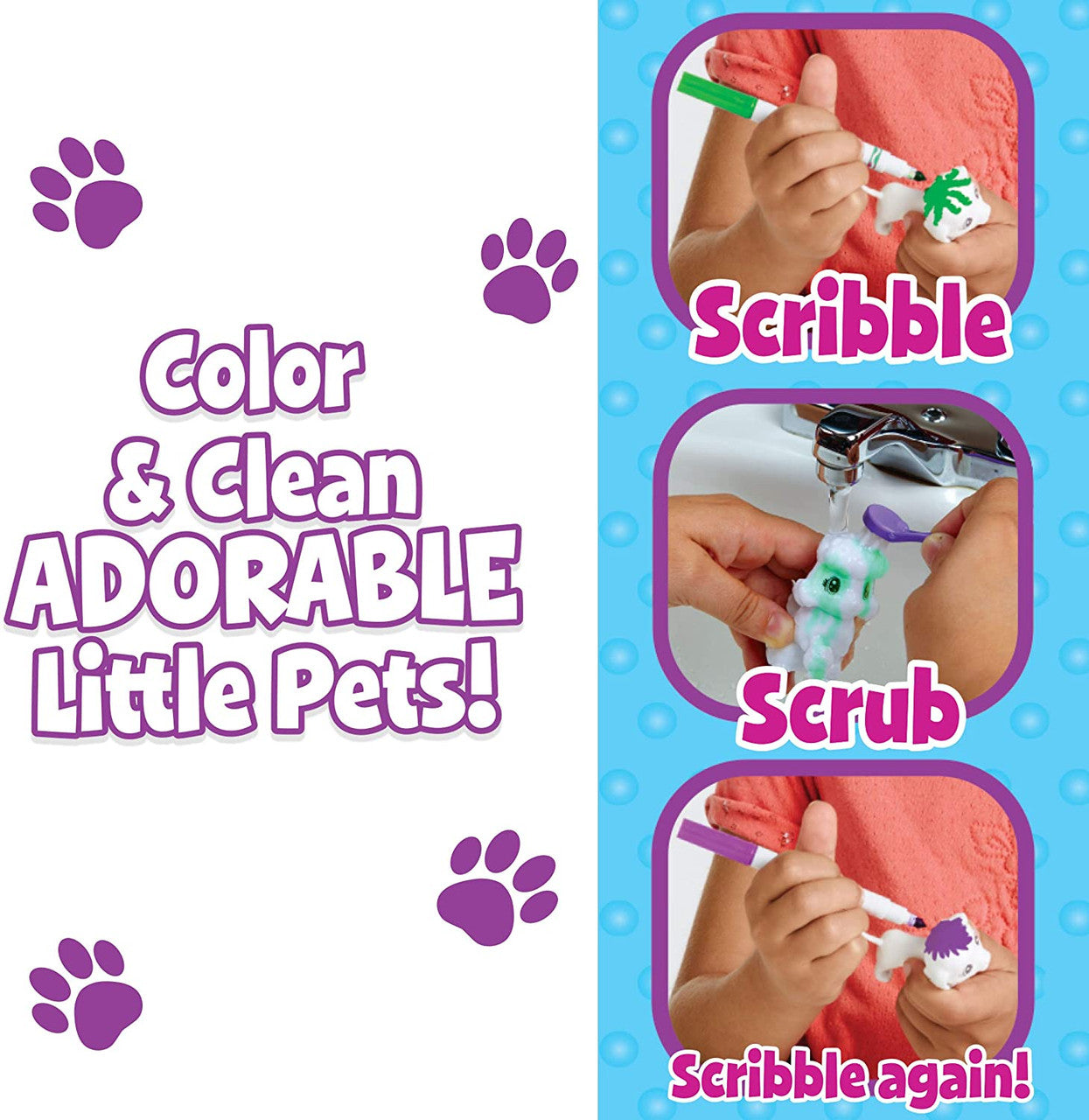 Crayola 74-7252 Scribble Scrubbie Pets, Dogs