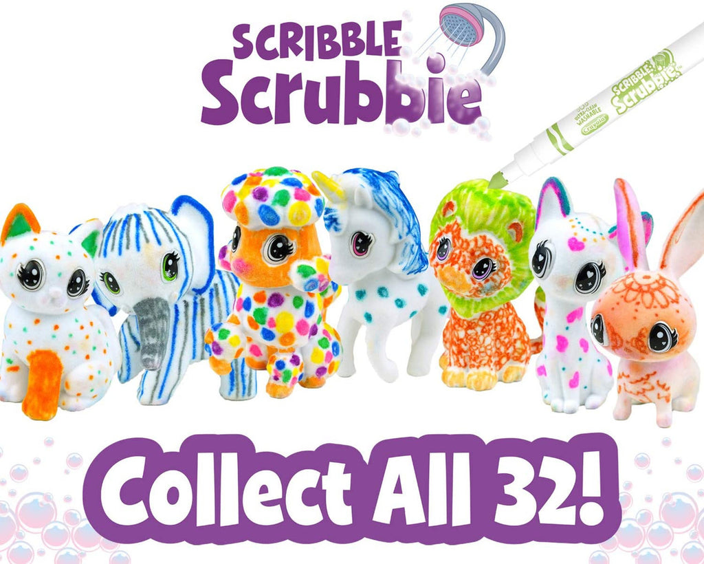 Crayola 74-7253 Scribble Scrubbie Pets, Cats